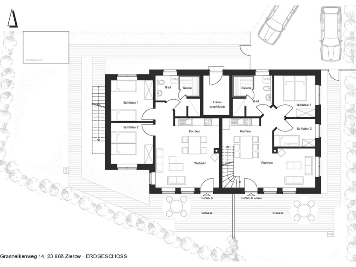 5-Bedroom Holiday Home In Zierow With Garden Quarto foto